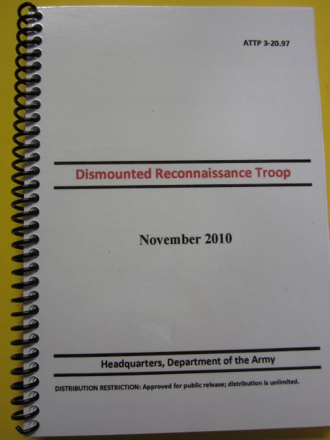 ATTP 3-20.97 Dismounted Recon Troop - Click Image to Close